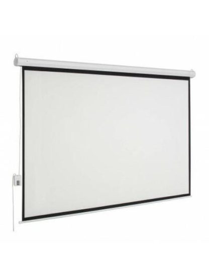PANTALLA DE PROYECCION ELECTRICA DE COLGAR MSE182 MULTIMEDIA SCREEN 1.82X1.82M. 101 PULGADAS DIAGONALES. INCLUYE C.R. INALAMBRICO Y ALAMBRICO