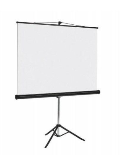 PANTALLA DE PROYECCION PORTATIL DE TRIPIE MULTIMEDIA SCREEN MST216 2.16X2.16M. - 120 PULGADAS DIAGONALES.