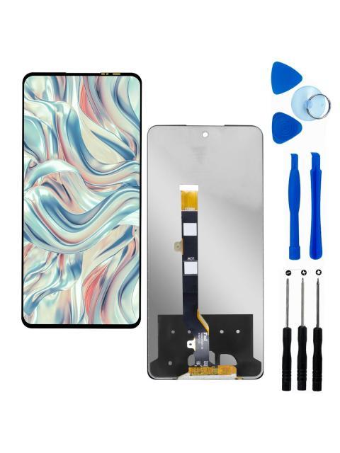 PANTALLA PARA INFINIX HOT 30 X6831 INCELL COMPLETA REPUESTO PARA CELULAR NEGRO