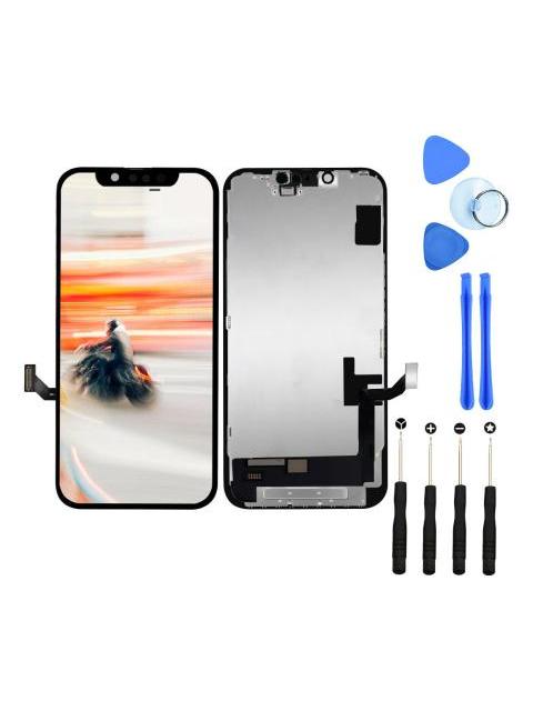 PANTALLA PARA IPHONE 14 A2881 A2649 A2884 AMOLED COMPLETA REPUESTO PARA CELULAR COLOR NEGRO