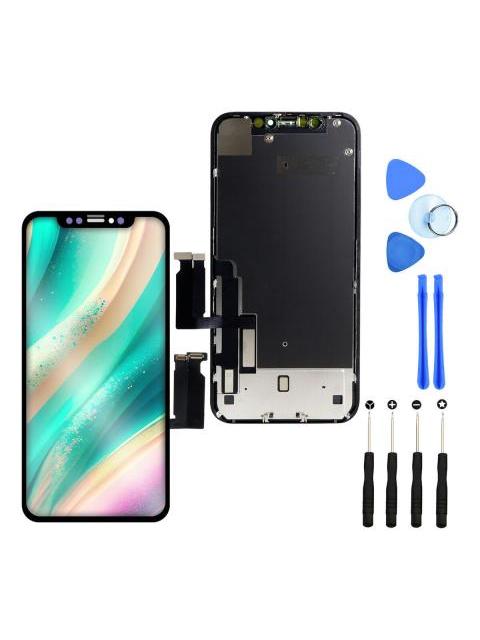 PANTALLA PARA IPHONE XR A1984 A2105 A2108 INCELL COMPLETA REPUESTO PARA CELULAR NEGRO
