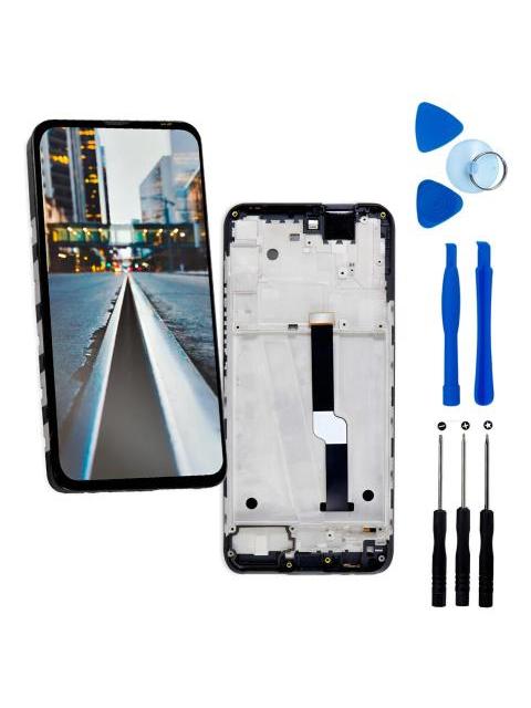 PANTALLA PARA MOTO ONE FUSION PLUS XT2067-2 CON MARCO