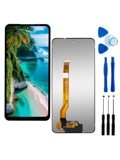 PANTALLA PARA REALME C65 RMX3910 INCELL COMPLETA REPUESTO PARA CELULAR NEGRO