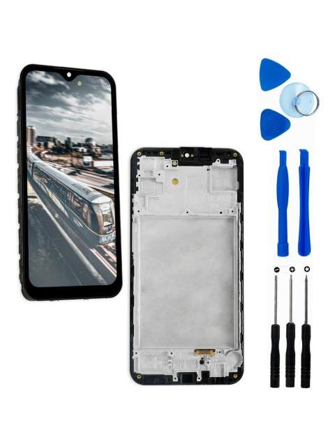PANTALLA PARA SAMSUNG A15 4G A155M AMOLED COMPLETA CON MARCO COLOR NEGRO