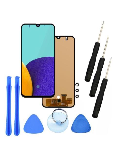 PANTALLA PARA SAMSUNG A50 A505 A505F A505G AMOLED COMPLETA REPUESTO PARA CELULAR NEGRO