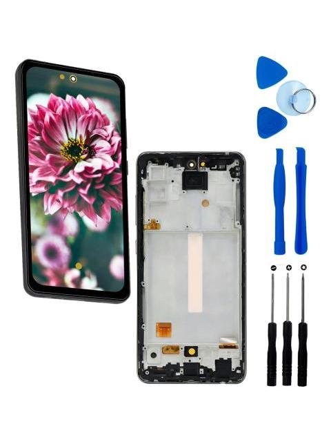 PANTALLA PARA SAMSUNG A52 4G A525M AMOLED COMPLETA CON MARCO
