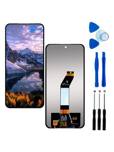 PANTALLA PARA XIAOMI REDMI 10 21061119AL INCELL COMPLETA REPUESTO PARA CELULAR NEGRO