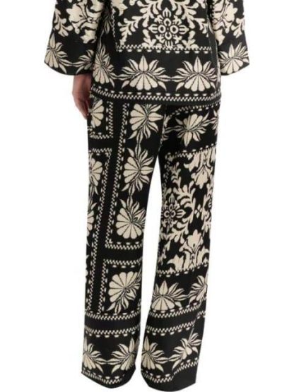 PANTALON ANCHO ESTAMPADO NEGRO HOLLY LAND - Image 4