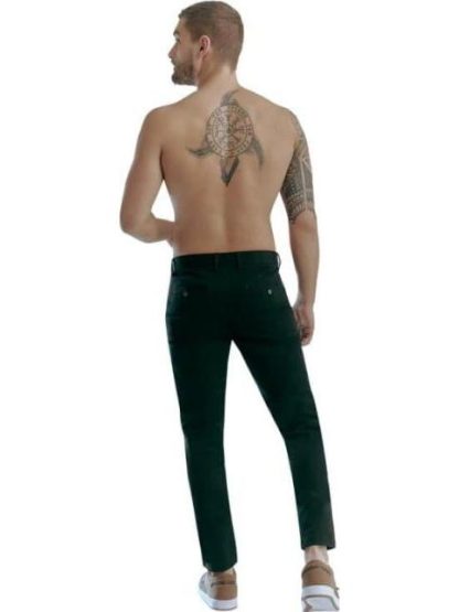PANTALON CHINO CINTURA REGULAR NEGRO D.E.E.P SELECTION - Image 2