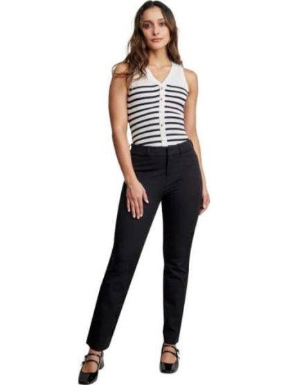 PANTALON CINTURA ALTA NEGRO HOLLY LAND - Image 2