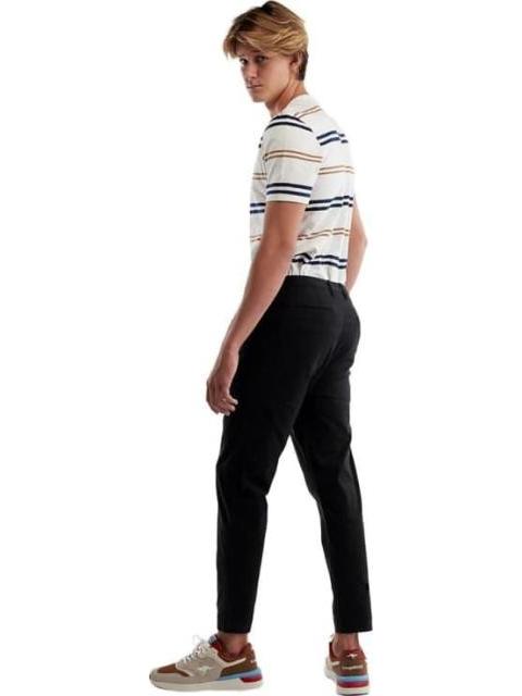 PANTALON CINTURA REGULAR CORTE SKINNY NEGRO D.E.E.P SELECTION - Image 4