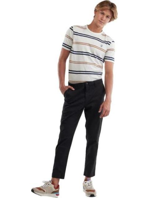 PANTALON CINTURA REGULAR CORTE SKINNY NEGRO D.E.E.P SELECTION - Image 5