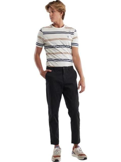 PANTALON CINTURA REGULAR CORTE SKINNY NEGRO D.E.E.P SELECTION