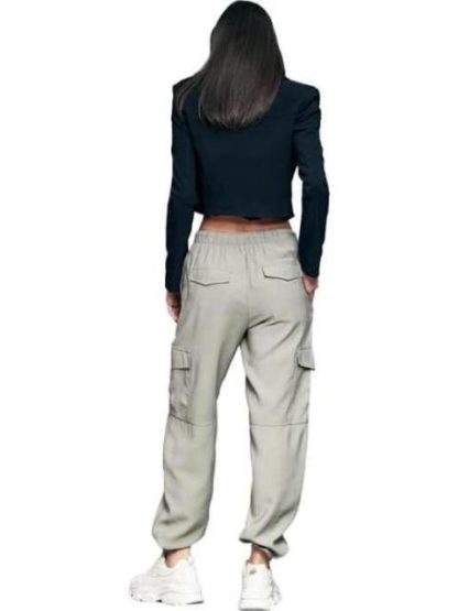 PANTALON CINTURA REGULAR VERDE OLIVO HOLLY LAND - Image 3
