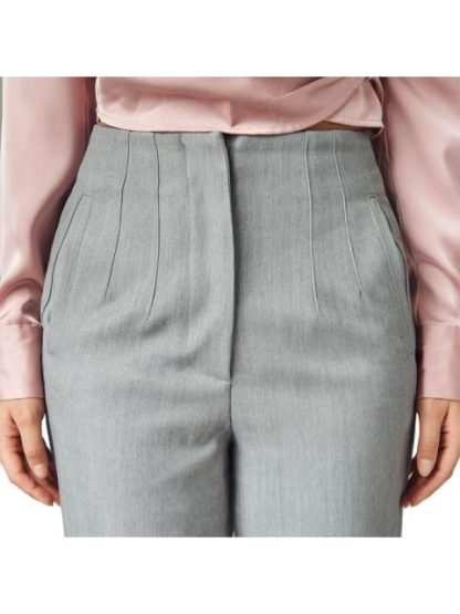 PANTALON DE VESTIR GRIS HOLLY LAND - Image 5