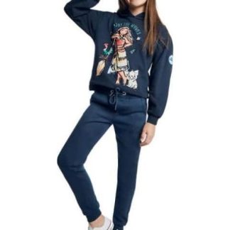 PANTALON JOGGER AZUL MEZCLILLA HOLLY LAND KIDS