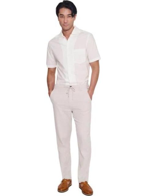 PANTALON LINO BEIGE D.E.E.P SELECTION