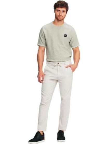 PANTALON LINO GRIS D.E.E.P SELECTION