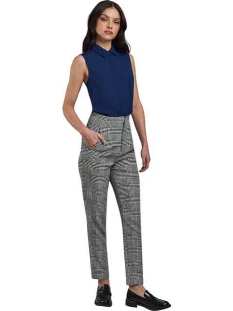 PANTALON RECTO CINTURA REGULAR GRIS HOLLY LAND - Image 3