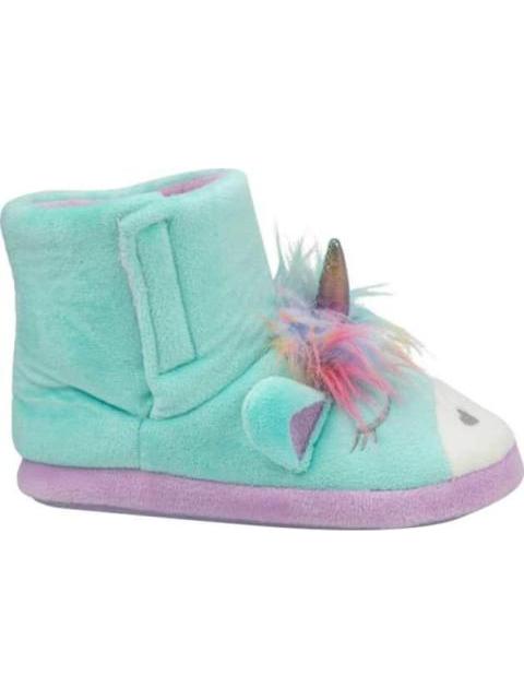 PANTUFLA BOTA UNICORNIO AZUL MENTA VIVIS SHOES KIDS
