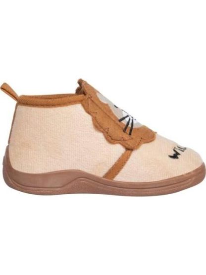 PANTUFLA BOTIN LEON CAMEL SCHATZ KIDS