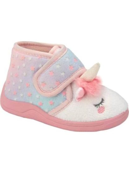 PANTUFLA BOTIN UNICORNIO BLANCO VIVIS SHOES KIDS - Image 2