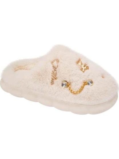 PANTUFLA DE PELUCHE BEIGE SHOSH CONFORT - Image 2