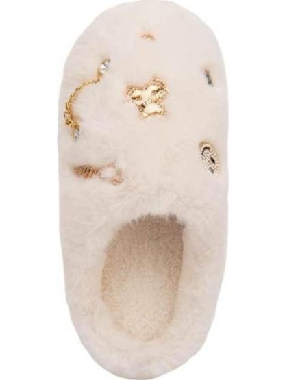 PANTUFLA DE PELUCHE BEIGE SHOSH CONFORT - Image 3