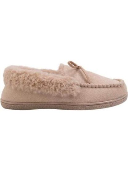 PANTUFLA DE PELUCHE CAMEL SHOSH CONFORT
