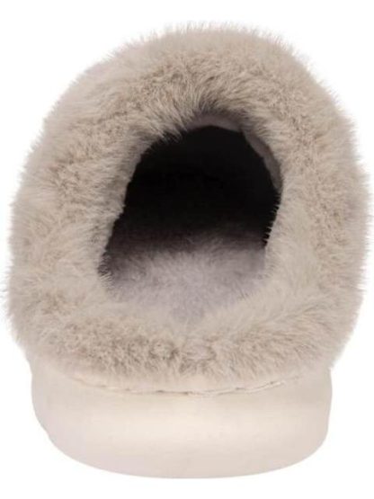 PANTUFLA DE PELUCHE GRIS SHOSH CONFORT - Image 3