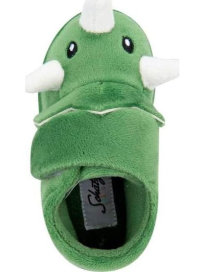 PANTUFLA DINOSAURIO VELCRO VERDE SCHATZ KIDS - Image 3