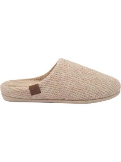 PANTUFLA PAÑO BEIGE SHOSH CONFORT