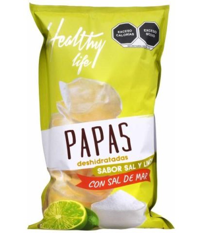 PAPAS DESHIDRATADAS SAL Y LIMON 80 G HEALTHY LIFE