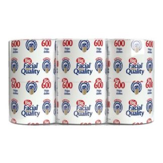 PAPEL HIGIENICO BIG QLTY 600 HOJAS 6 ROLLOS