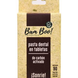 PASTA DENTAL CARBON ACTIVADO 90 TAB BAM BOO LIFESTYLE