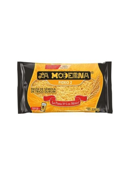 PASTA PARA SOPA LA MODERNA FIDEO NO. 2 220GR