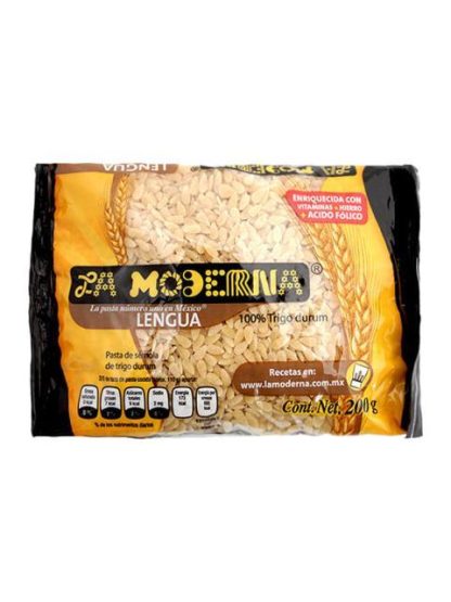 PASTA PARA SOPA LA MODERNA LENGUA 200 GR