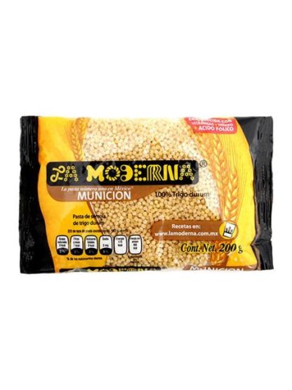 PASTA PARA SOPA LA MODERNA MUNICION 200 GRAMOS