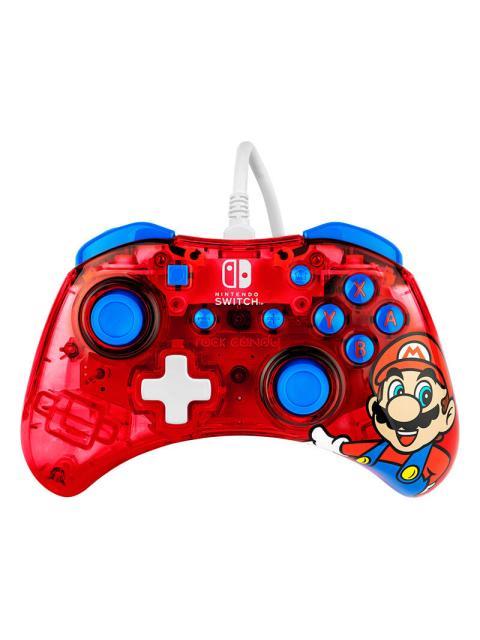 PDP CONTROL PARA NINTENDO SWITCH ROCK CANDY MARIO PUNCH ALAMBRICO ROJO-AZUL