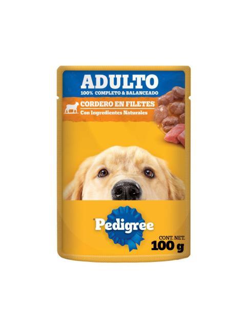 PEDIGREE ADULTO CORDERO SOBRE DE 100 GR