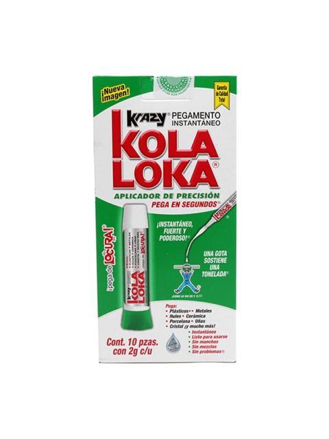 PEGAMENTO KOLA LOKA MULTIUSOS PAQUETE CON 10 PIEZAS DE 2 GR