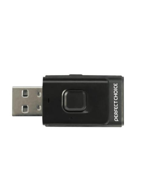 PERFECT CHOICE ADAPTADOR DE AUDIO BLUETOOTH 5.0 PC-331155 USB-A NEGRO