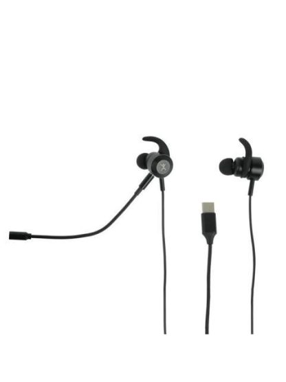 PERFECT CHOICE AUDIFONOS INTRAURICULARES CON MICROFONO MIZIK ALAMBRICO USB-C NEGRO - Image 2