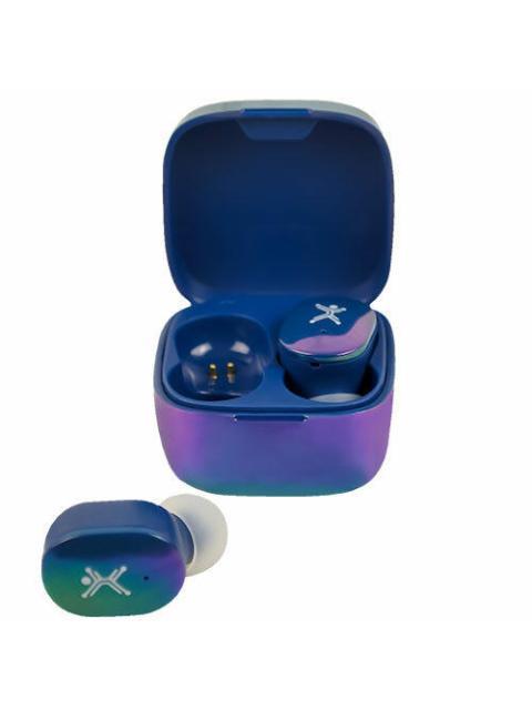 PERFECT CHOICE AUDIFONOS INTRAURICULARES CON MICROFONO TWS MINI PEARL INALAMBRICO BLUETOOTH USB-C AZUL - Image 3