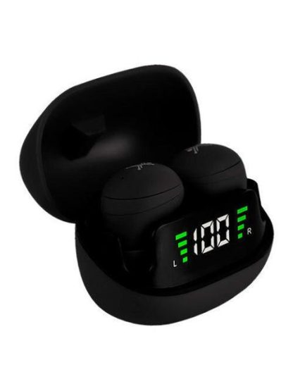 PERFECT CHOICE AUDIFONOS INTRAURICULARES CON MICROFONO TWS MINI TINY BEATS INALAMBRICO BLUETOOTH USB-C NEGRO - Image 2
