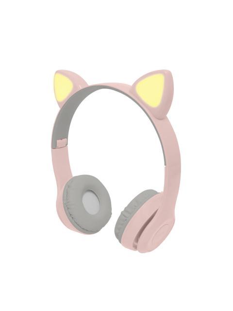 PERFECT CHOICE AUDIFONOS PARA NINOS CATTO BLUETOOTH ALAMBRICO-INALAMBRICO 3.5MM ROSA