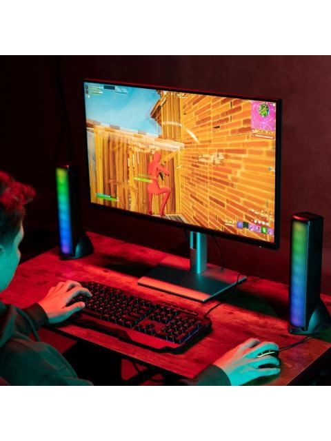 PERFECT CHOICE BOCINA PARA COMPUTADORA V-930280 ALAMBRICO-INALAMBRICO 2.0 CANALES 10W RMS 2 PIEZAS - Image 4