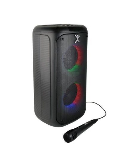 PERFECT CHOICE BOCINA PORTATIL MINIGLOW BLUETOOTH INALAMBRICO 30W RMS 2000W PMPO NEGRO - Image 2