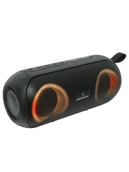 PERFECT CHOICE BOCINA PORTATIL PC-113096 BLUETOOTH INALAMBRICO 16W RMS AUX NEGRO - RESISTENTE A SALPICADURAS - Image 2