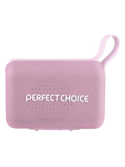 PERFECT CHOICE BOCINA PORTATIL SUGARY BLUETOOTH INALAMBRICO 10W RMS ROSA